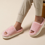 Comfortable fur slippers