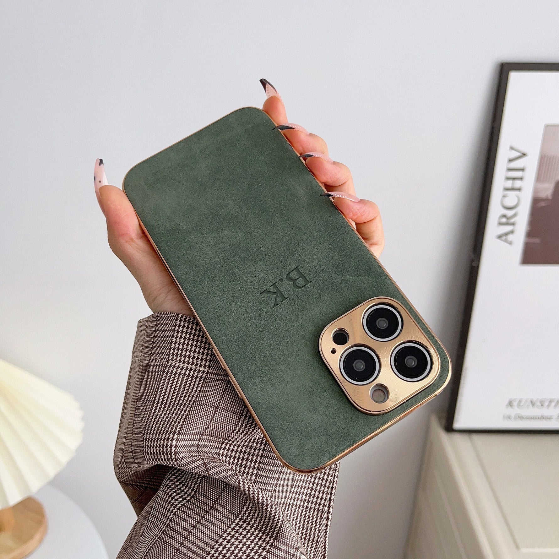 Luxuriöse Schutzhülle für iPhones aus feinstem Leder | Luminex
