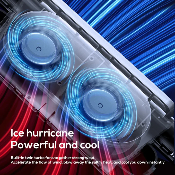 Car Seat Cooler Fan with Headrest Fan