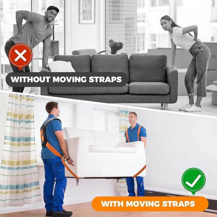 Furniture lifting straps