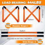 Furniture lifting straps