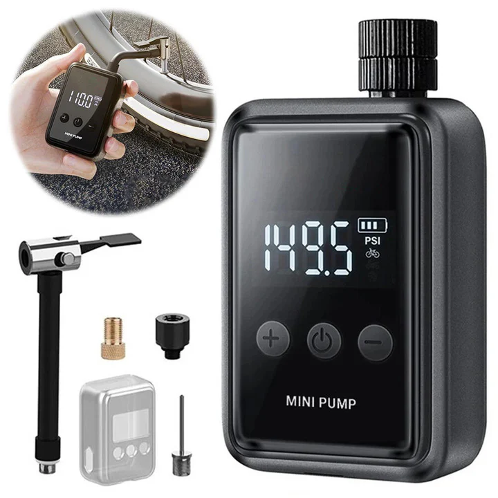 Compact rechargeable mini air pump