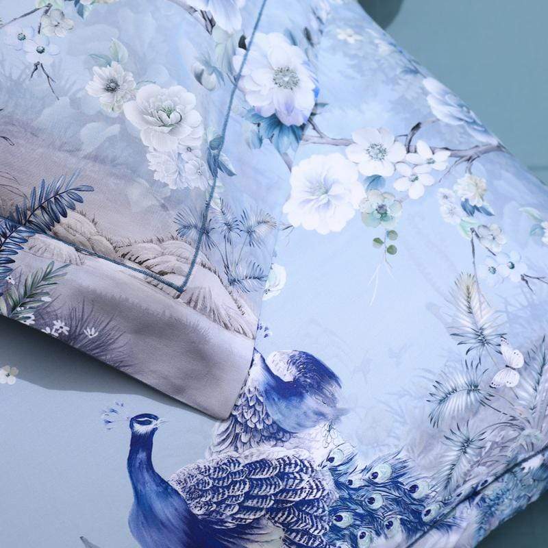 Nature-Inspired Bedding Collection – 500 TC Egyptian Cotton with Elegant Floral Motif