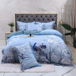 Nature-Inspired Bedding Collection – 500 TC Egyptian Cotton with Elegant Floral Motif