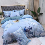Nature-Inspired Bedding Collection – 500 TC Egyptian Cotton with Elegant Floral Motif