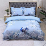 Nature-Inspired Bedding Collection – 500 TC Egyptian Cotton with Elegant Floral Motif
