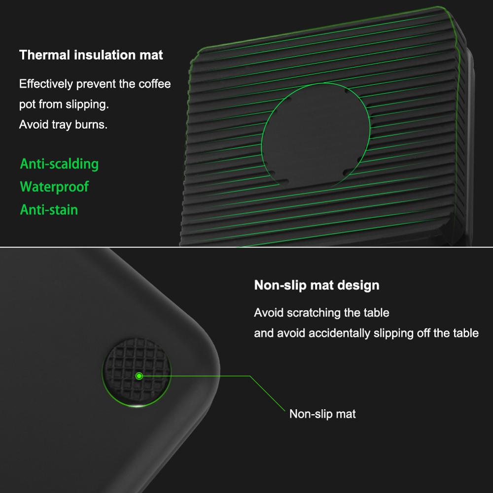 Digital Kitchen Scale with Timer - Portable Coffee Scale
