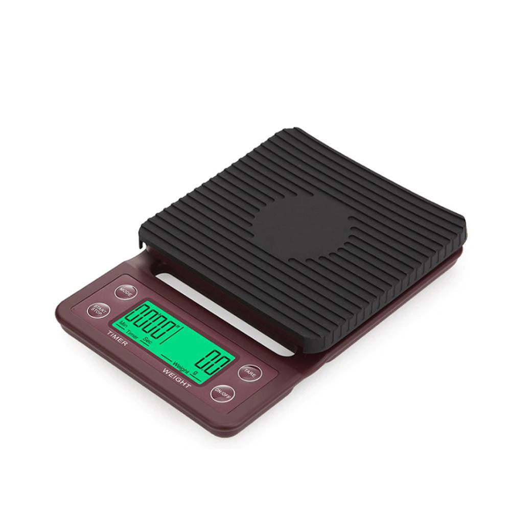 Digital Kitchen Scale with Timer - Portable Coffee Scale