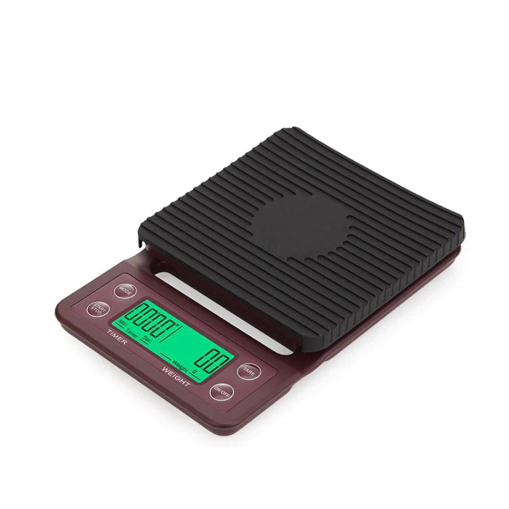 Digital Kitchen Scale with Timer - Portable Coffee Scale