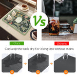 Drying mat for kitchen counter - Rubber mat for coffee accessories