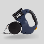 DuoLeash Double Dog Leash - Retractable, Tangle-Free with Flashlight