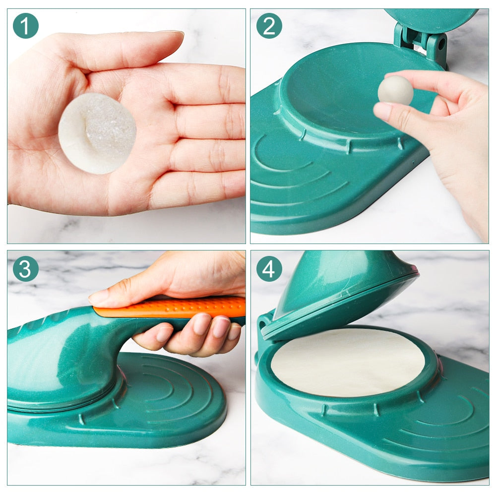 Manual Dough Pressing Tool for Dumplings – DIY Dumpling Mold