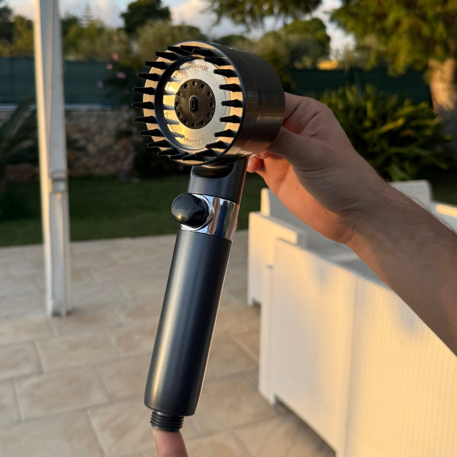 Efficient Shower Head with Filter and 3 Spray Modes