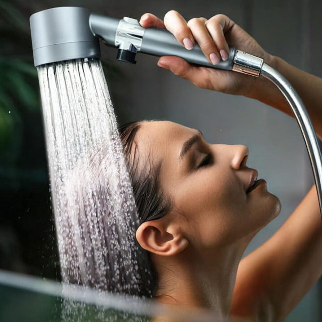 Efficient Shower Head with Filter and 3 Spray Modes