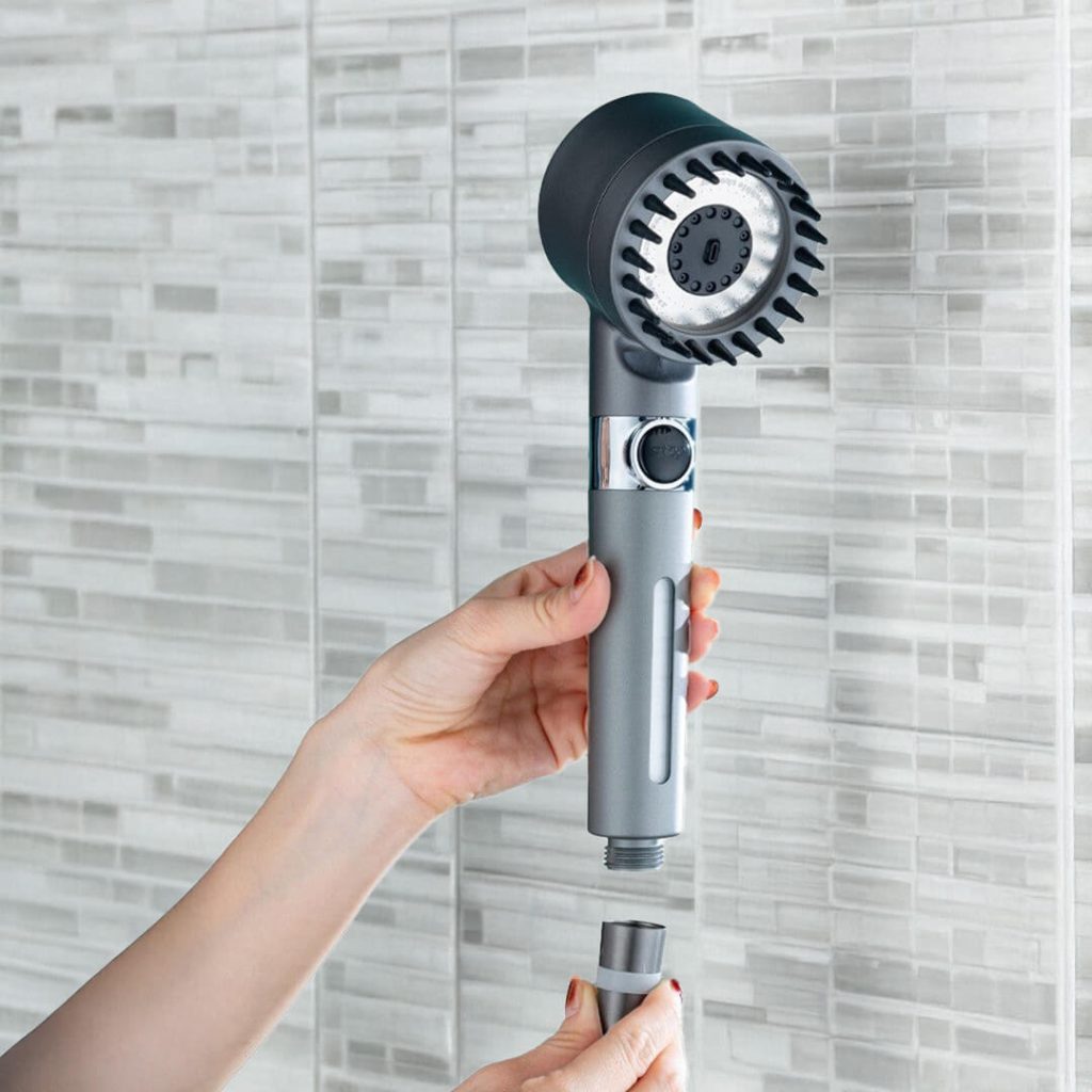 Efficient Shower Head with Filter and 3 Spray Modes