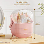 Waterproof Cosmetic Storage Case - Dustproof Makeup Organizer