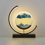 Ambient Light Sand Art Lamp - Soothing Decorative Piece