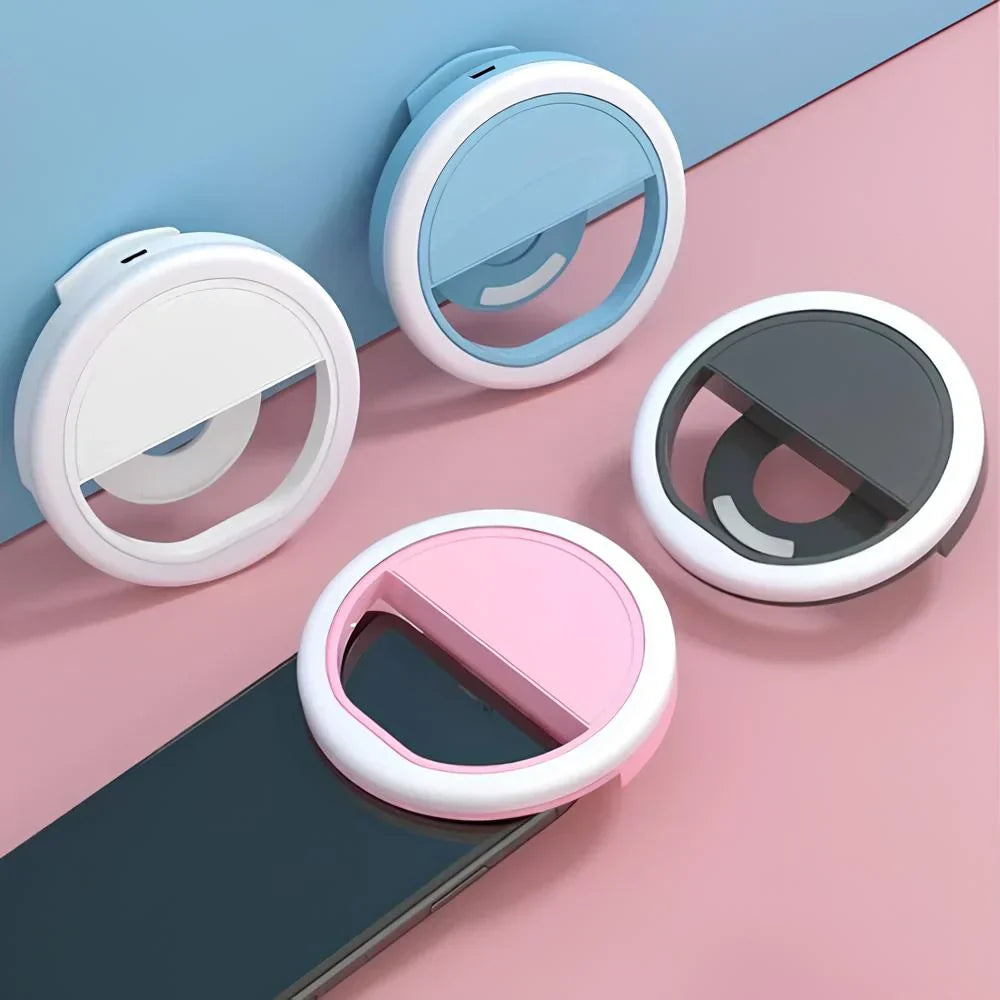 Praktisches Clip-On Licht für klare Aufnahmen