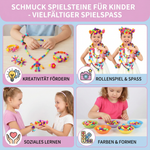 Children's play stones made of jewelry material