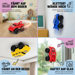 Climbing cars with magnetic wall function