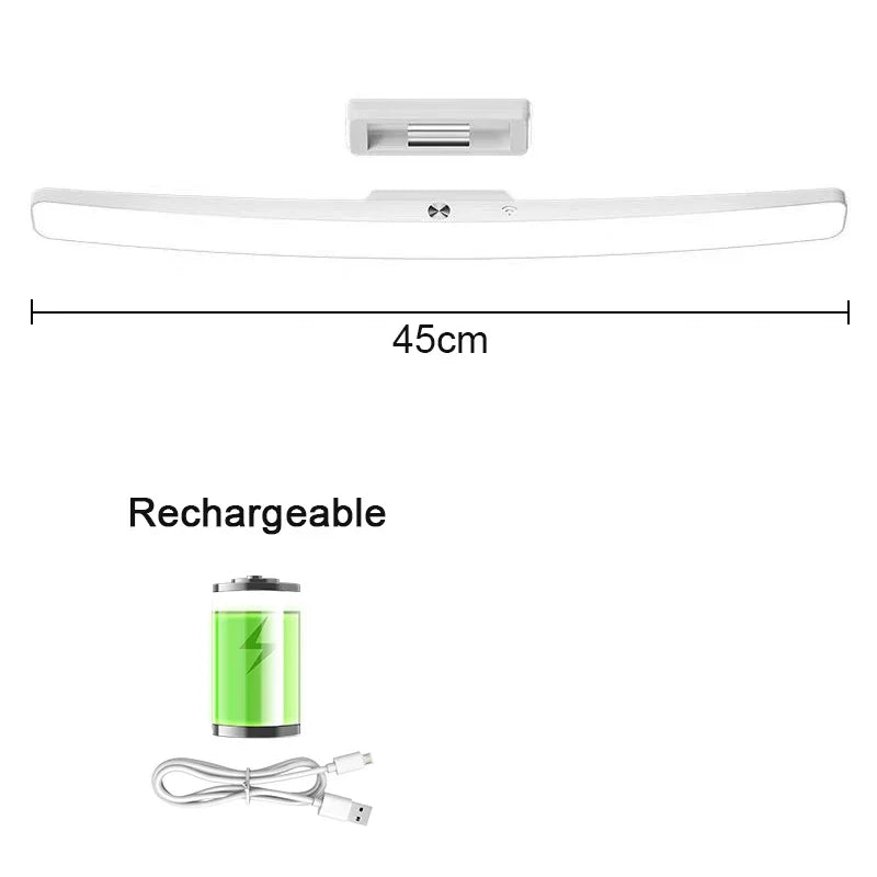 LichtPro LED Magnetic Lamp | Rechargeable & Dimmable | Touch and Remote Control | Warm to Cool White | Fast Type-C Charging