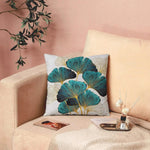 Naturlicher Charme | Kuscheliger Kissenbezug mit Pflanzenmotiv | 45×45 cm