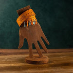 Elegant 7-in-1 Ruler in Genuine Leather for Crafts