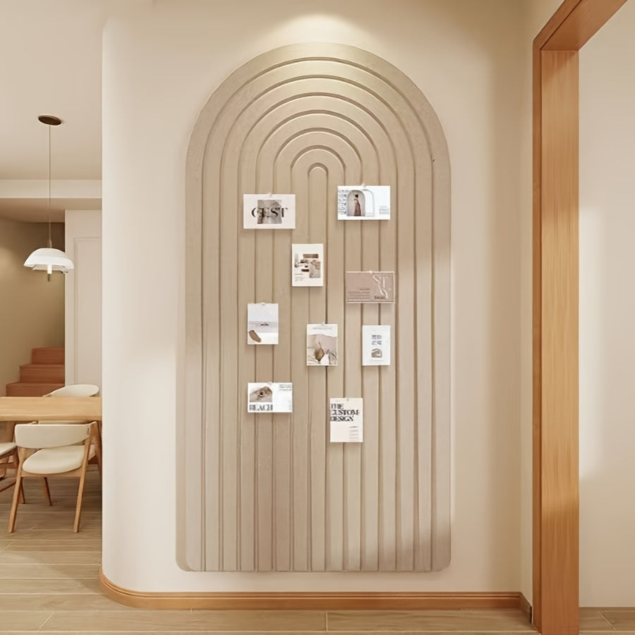 Moderne Filz-Pinnwand im Bogenstil – Groß, Selbstklebend und Elegant