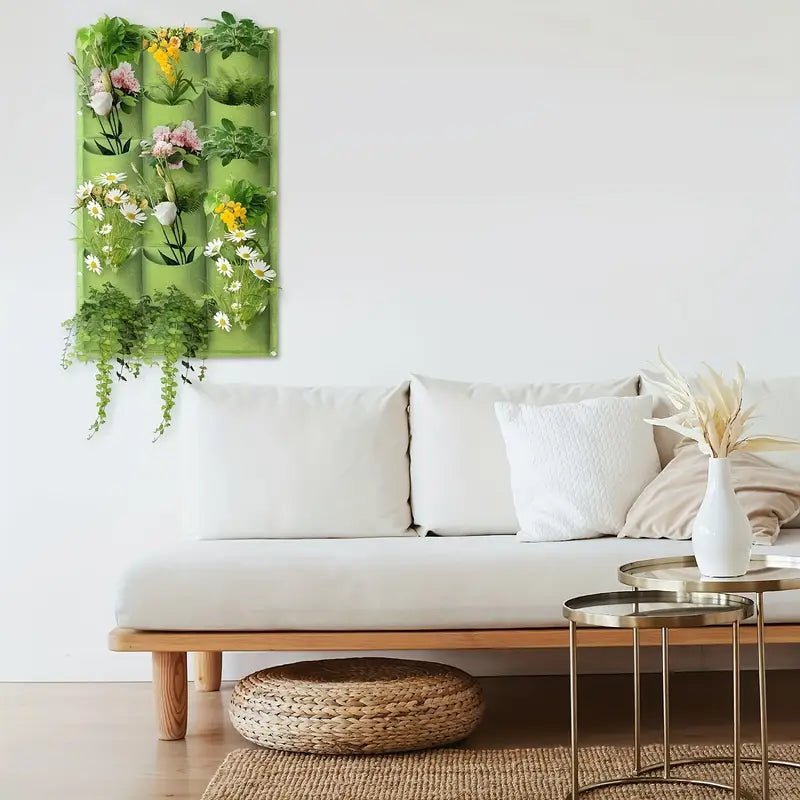 Vertikale Gartenlösung für ein grünes Zuhause