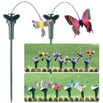 Solarbetriebene Gartenornamente mit lebhaften Bewegungen