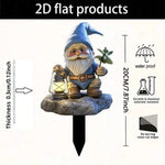 Zauberhafter Gartenstecker aus wetterfestem Acryl