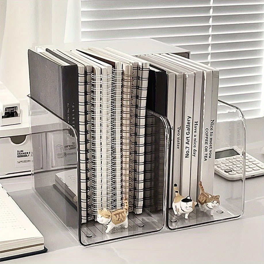 Bookend with clear arch design