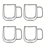 Elegant Borosilicate Glass Insulated Mug – Heat-Resistant & Stylish