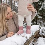 Faux Suede Lined Winter Baby Shoes