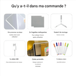 LED Drawing Board – Reusable Writing Tablet with Light Pen
