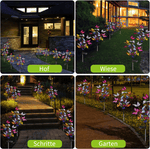 Solar-Schmetterlingslampe mit Farbwechsel-LEDs für den Garten