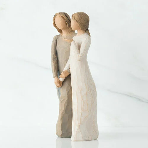 Connectedness in Art: Resin Figurine Three Women