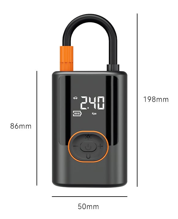 Portable Electric Air Compressor with Digital Display