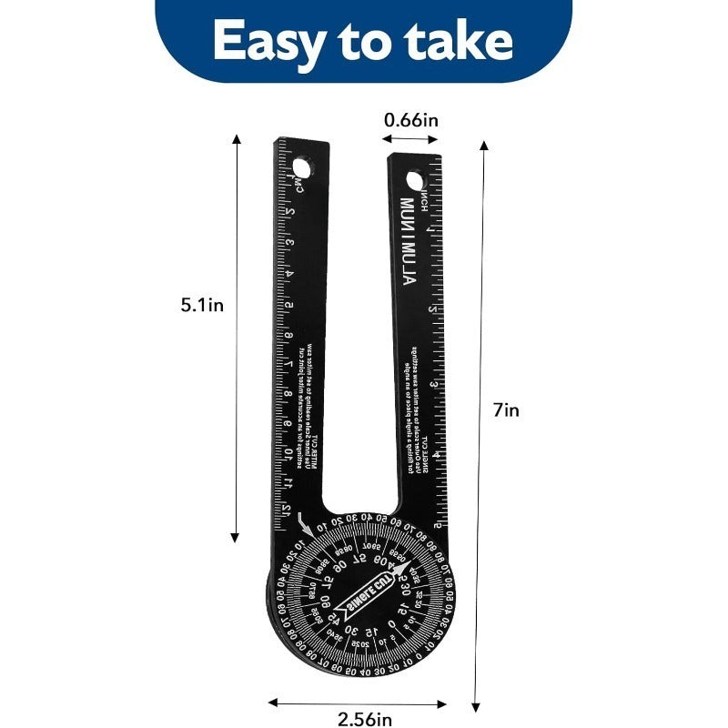 Aerospace Aluminum Protractor