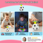 LED Football Spinning Top with Light Effect