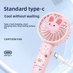 Luftiger Freund – Tragbarer Mini-Ventilator mit USB-Ladung