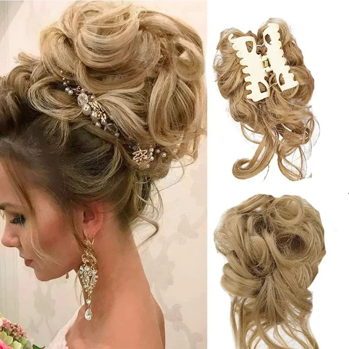Elegante Haarknoten | Clip-in Haarteil für Volumen und Natürlichkeit