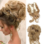 Hair clips for curly bun hairstyles