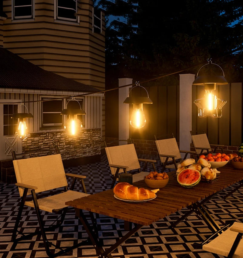 Sunlight | Compact Solar Pendant Light for Garden & Balcony | Weatherproof | LED Outdoor Lighting