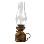 Vintage Oil Lamp with LED Lighting – Electronic