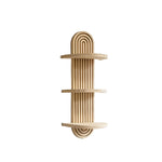 Multi-tier Wall Shelf Made of Natural Wood – Stylish and Practical
