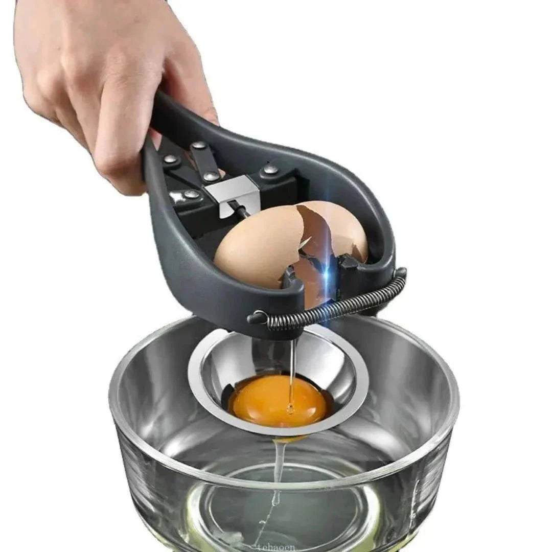 Egg Cracker Deluxe - Perfect Cracks for Your Kitchen