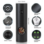 Electric Automatic Pepper and Salt Grinder with LED Lighting