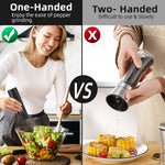 Electric Automatic Pepper and Salt Grinder with LED Lighting