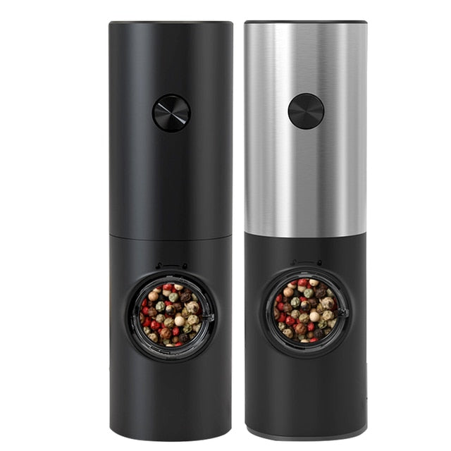 Electric Automatic Pepper and Salt Grinder with LED Lighting